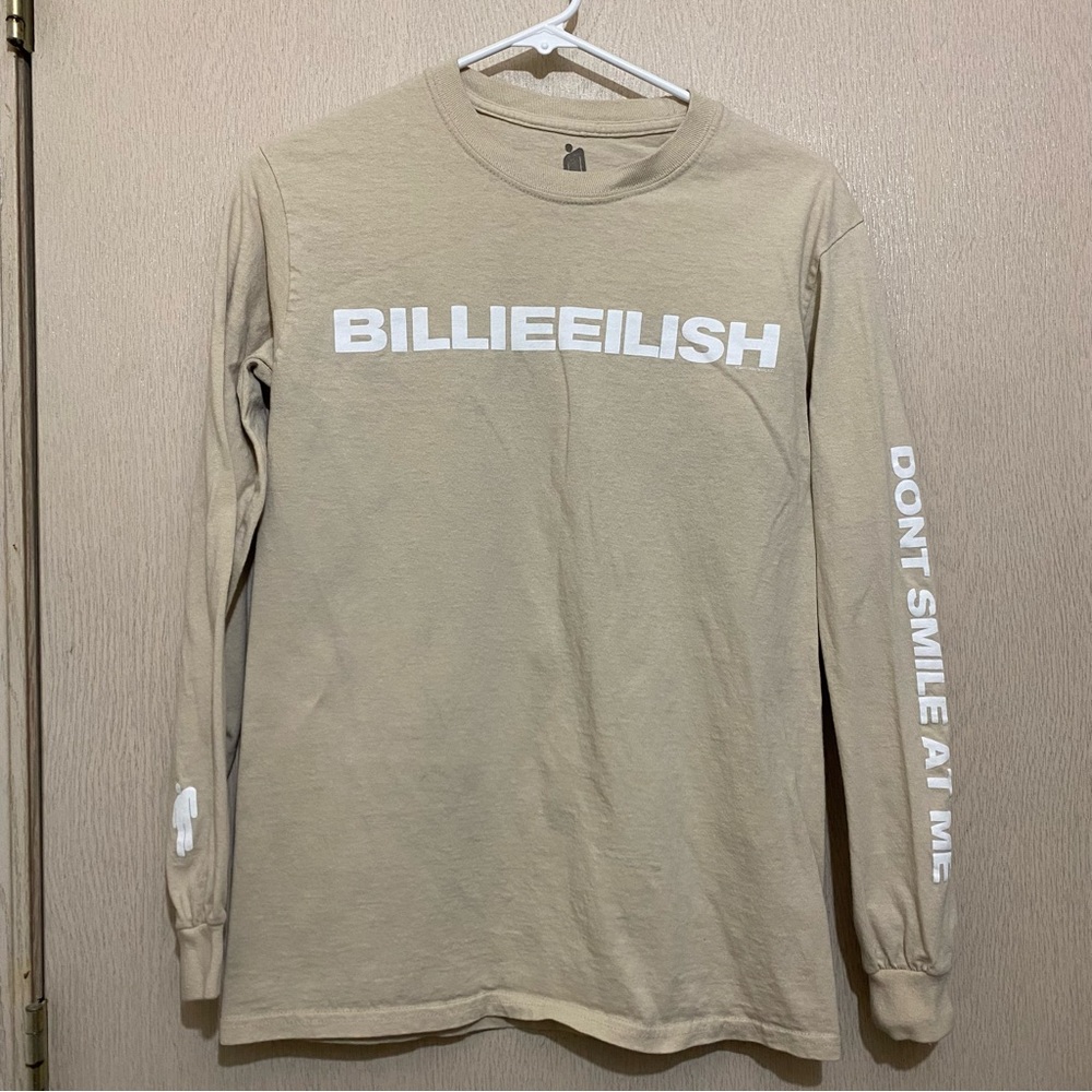 Billie Eilish “Don’t Smile at Me” Graphic Long Sleeved Tee - Size S